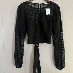Free People Lace Crop Top *New* Size: L